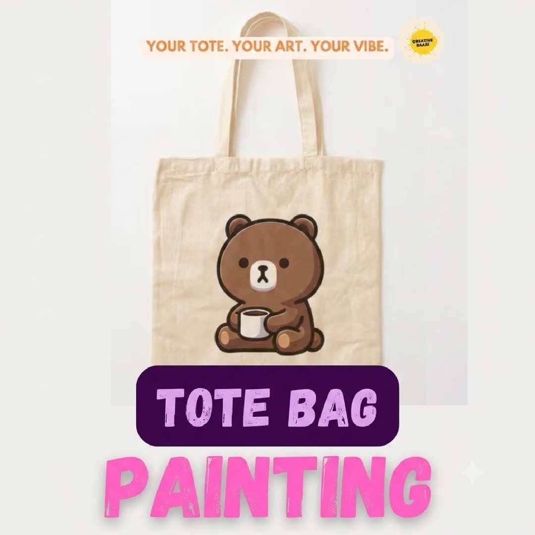Tote Bag Painting Workshop By Creative Baari
